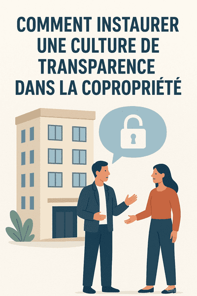 Comment instaurer une culture de transparence dans la copropriété